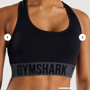 Gymshark Fit Sports Bra Black/Charcoal